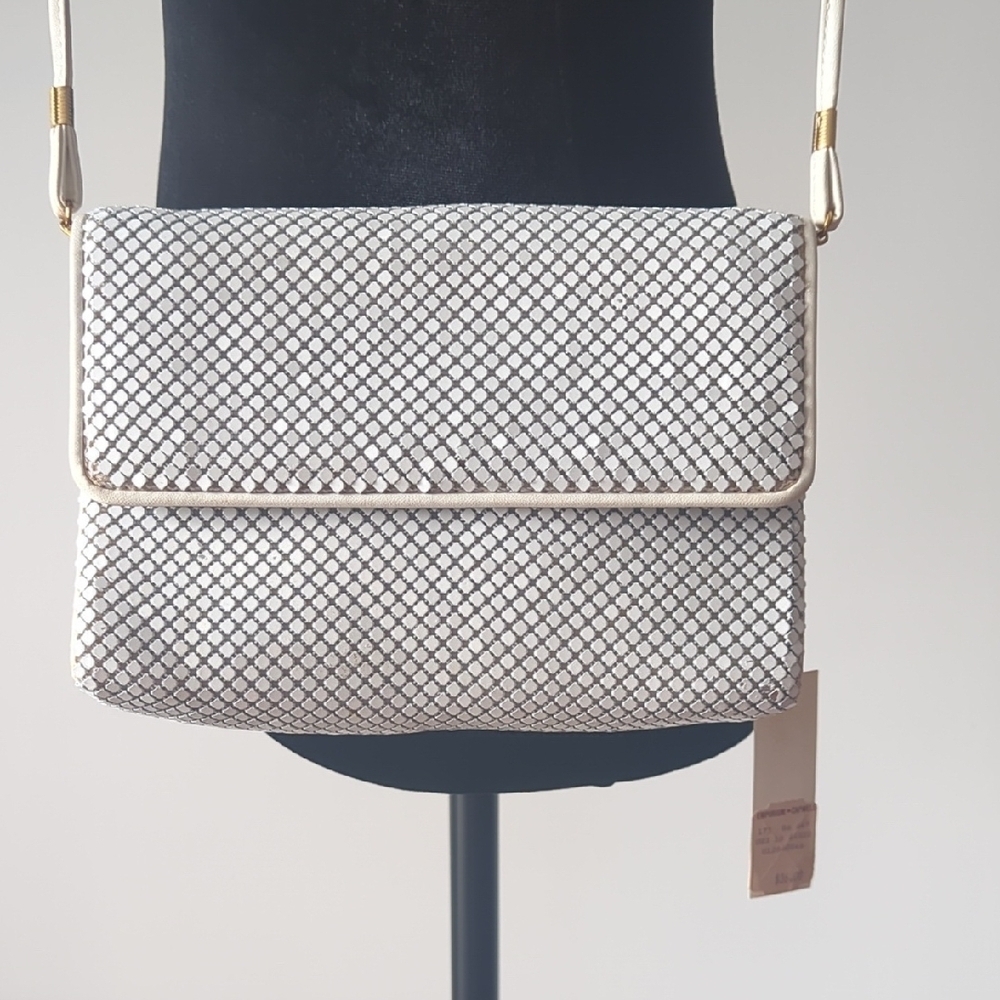 NWT Whiting & Davis Vintage Elegant White Women's Bag